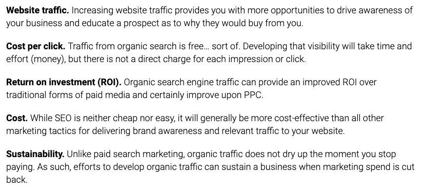 Why SEO is cost effective